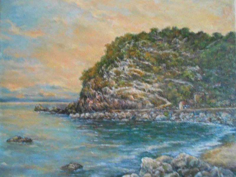Hill `Golo brdo`, Painting Andjelkovic Mirjana