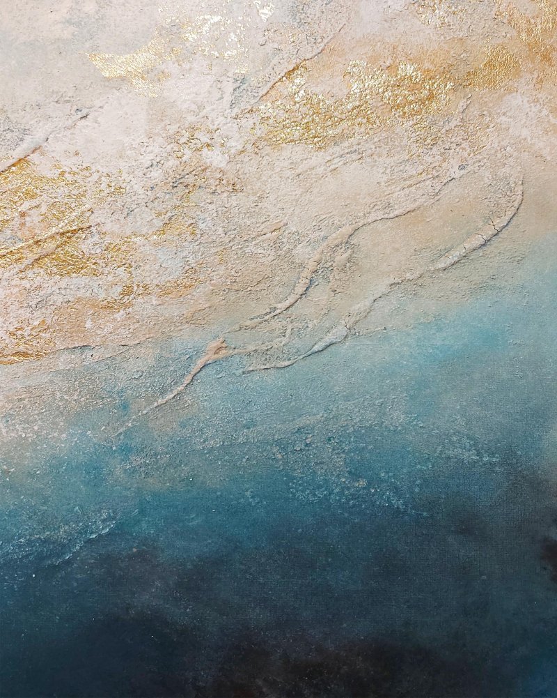 Oceanic abyss, Painting Miletić Minja