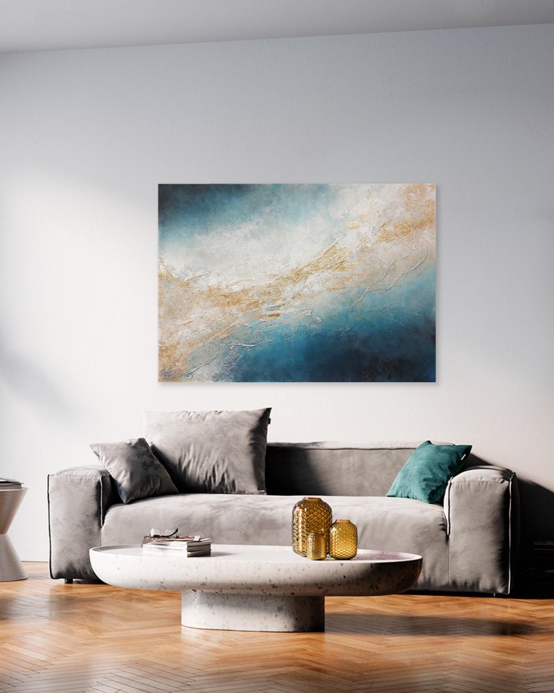 Oceanic abyss, Painting Miletić Minja