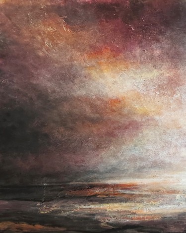 The rise of spring, Painting Miletić Minja