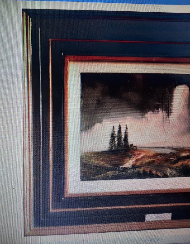 The sky above Hilandar, Painting Kamber Zora