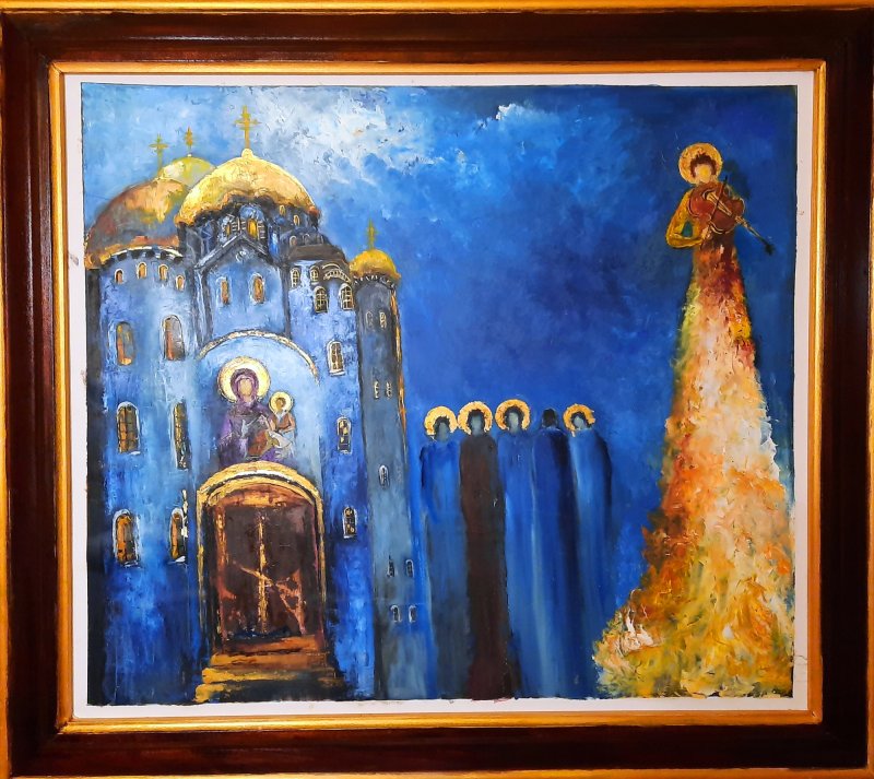Angel the Musician, Painting Kamber Zora