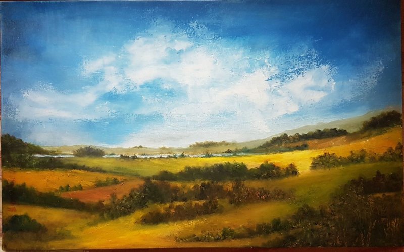from the cycle ` my country`, Painting Kamber Zora