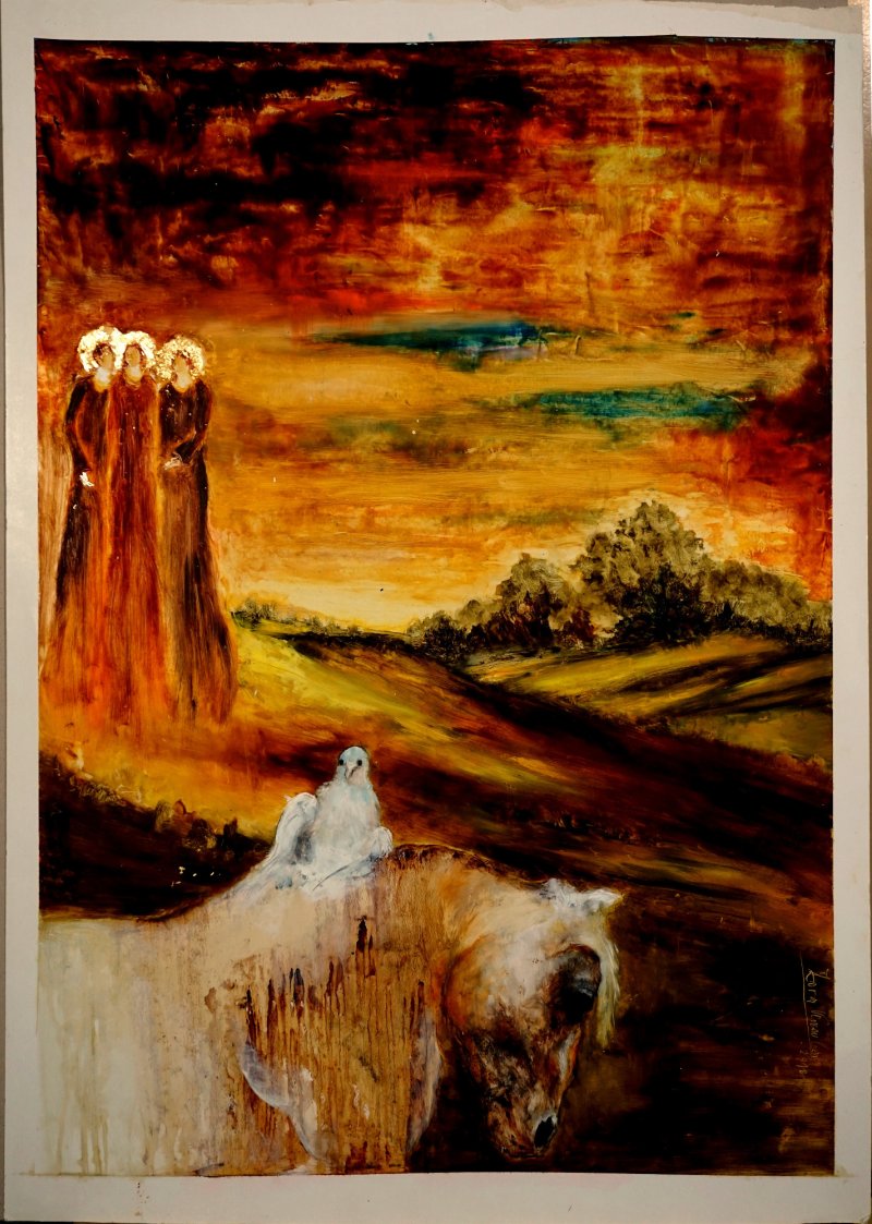 Angels Whisper, Painting Kamber Zora