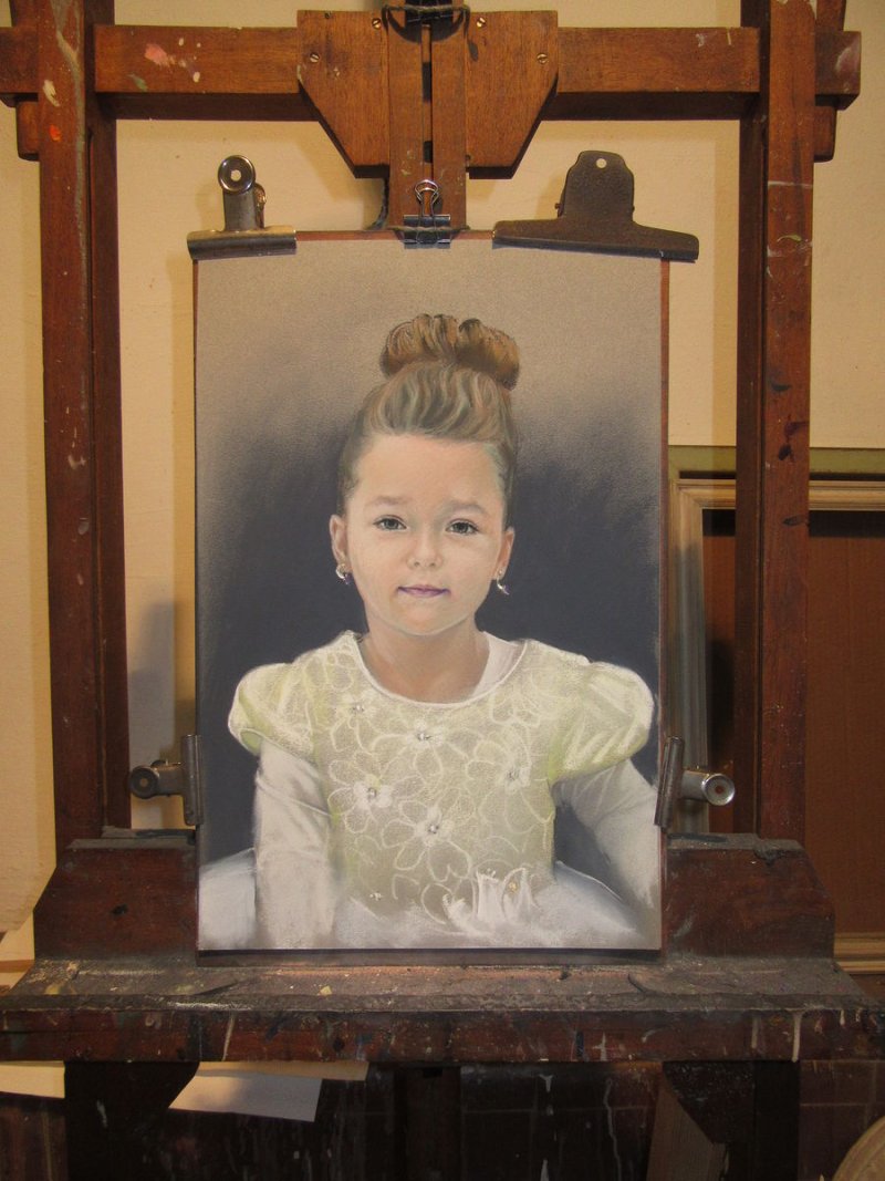 Portrait 3, Painting PORTRETI CVELE