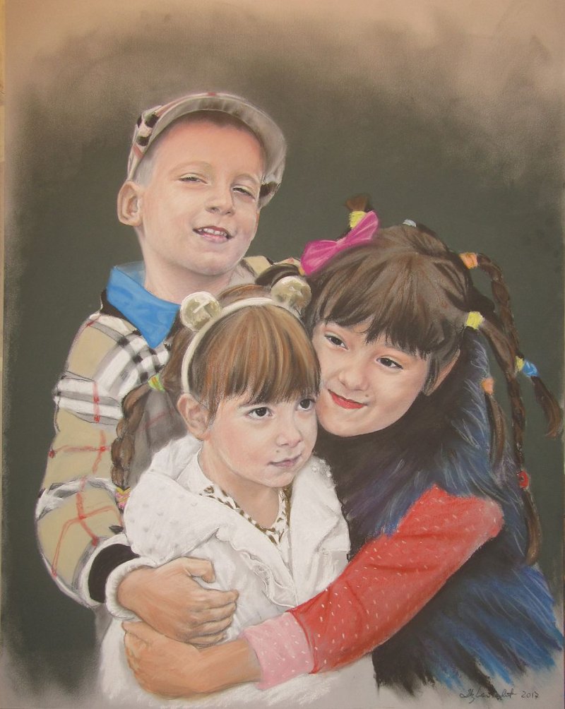 portrait 6, Painting PORTRETI CVELE
