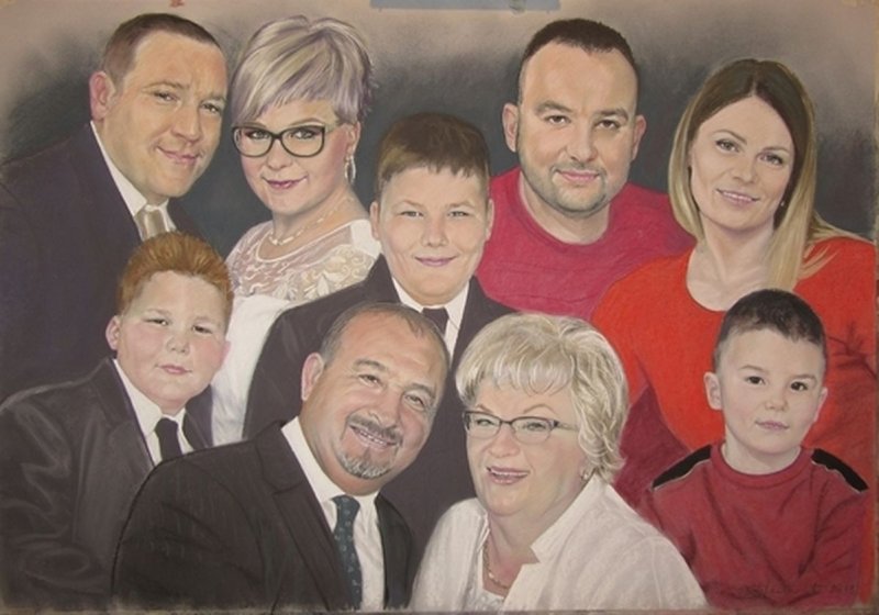 portrait 9, Painting PORTRETI CVELE