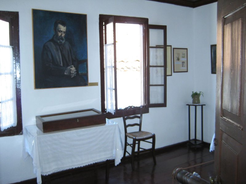 Portrait of Papadiamantis, Painting PORTRETI CVELE