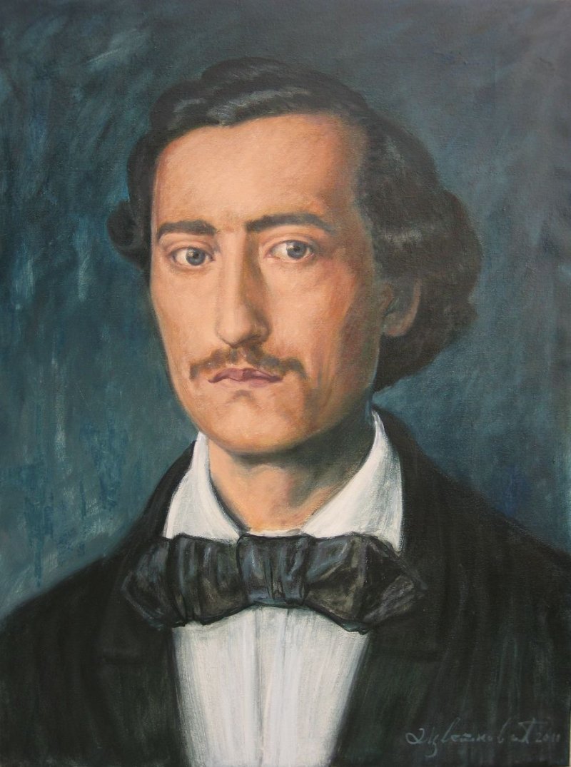 Portrait Branko Radicevic, Painting PORTRETI CVELE