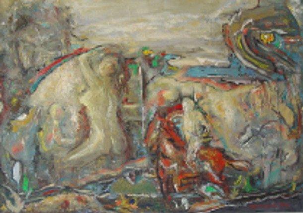 rider, Painting Veselinovic Zoran