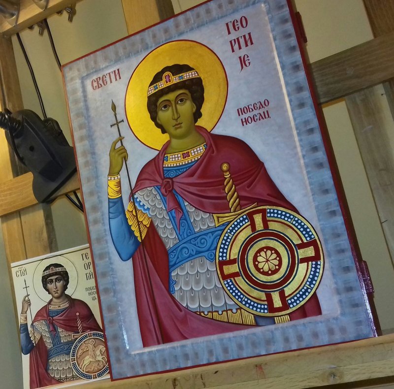 Sv. Djordje, Painting Vujovic Mirjana