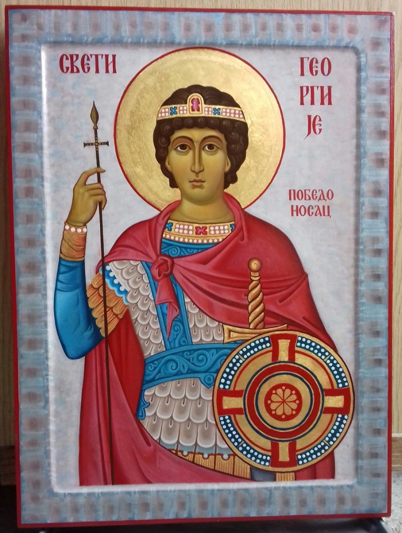 Sv. Djordje, Painting Vujovic Mirjana