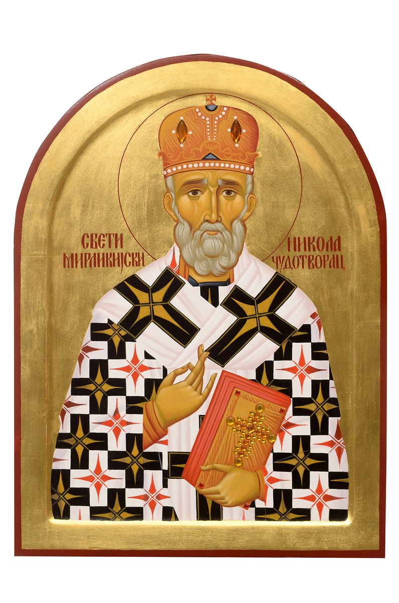Sveti Nikola Mirlikijski, Slika Vujovic Mirjana