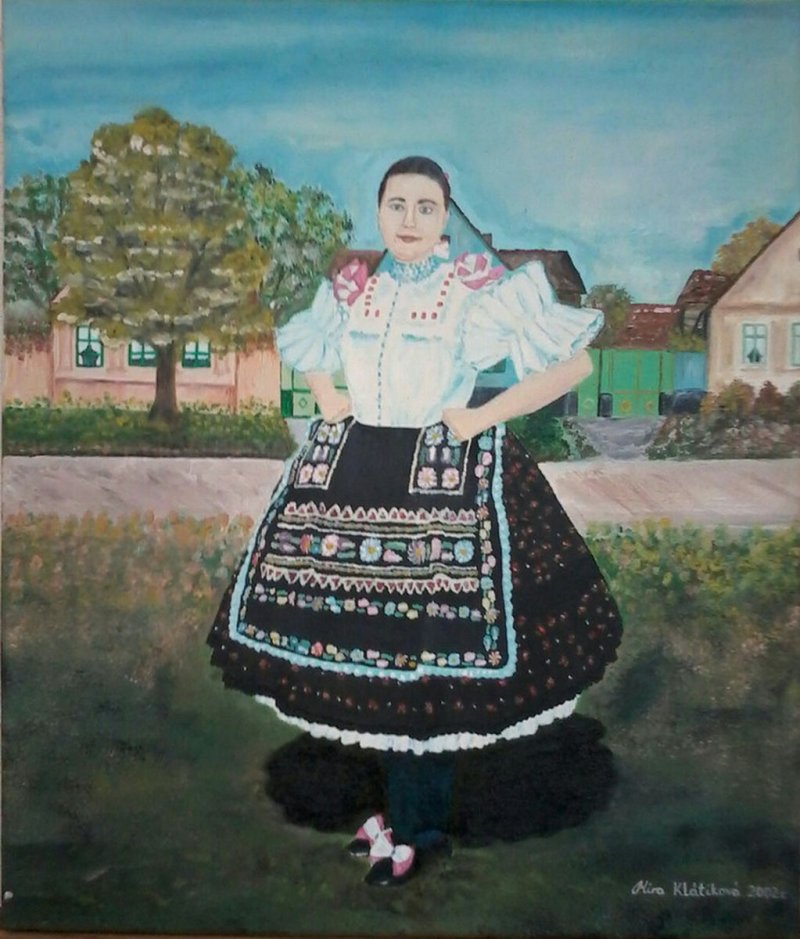 Authoress, Painting Klaćik Mira