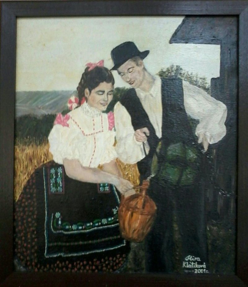 Next to the Well, Painting Klaćik Mira