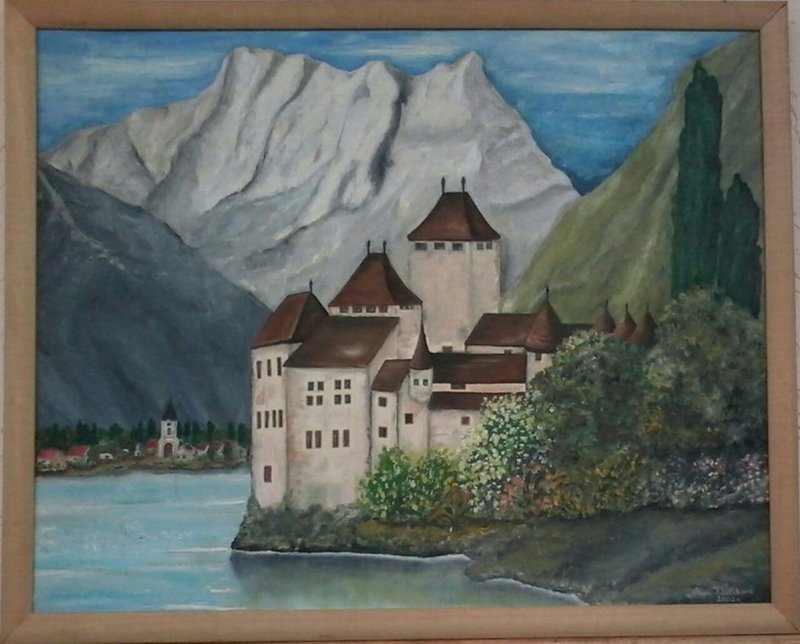Castle by the Sea, Painting Klaćik Mira