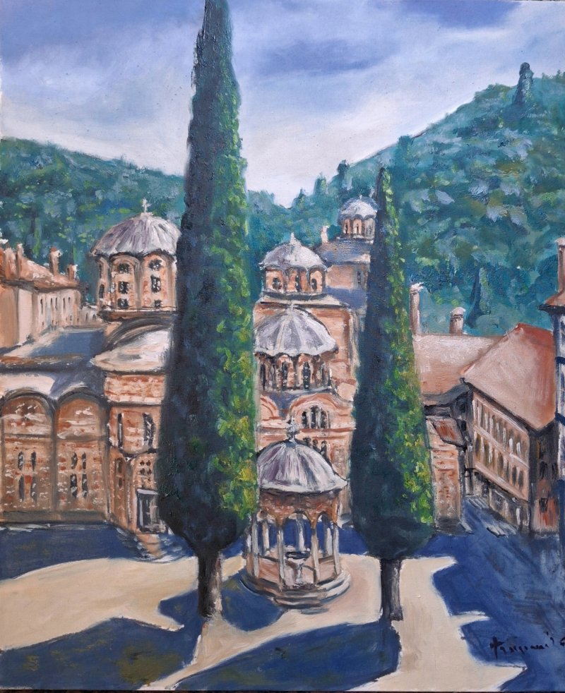 Hilandar, Painting Gulicoski Dejan