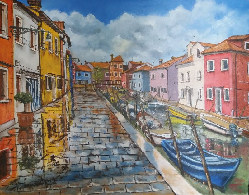 via giudecca, Painting Gulicoski Dejan
