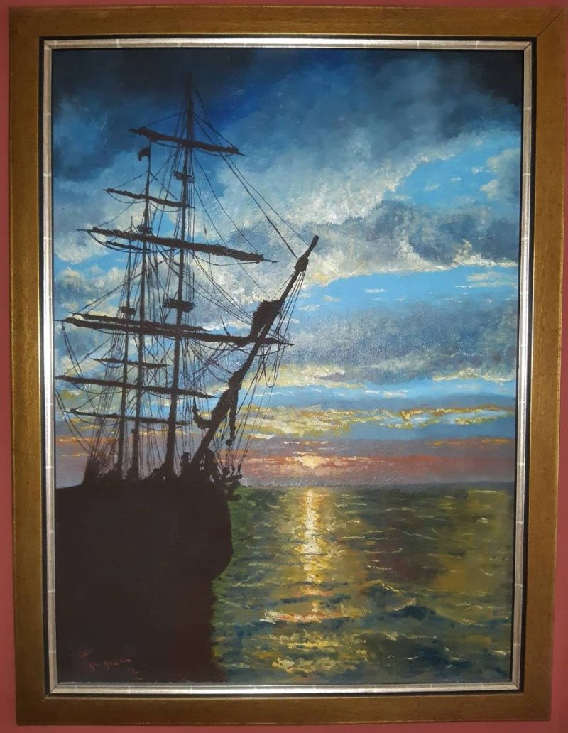rime of the ancient mariner, Painting Gulicoski Dejan
