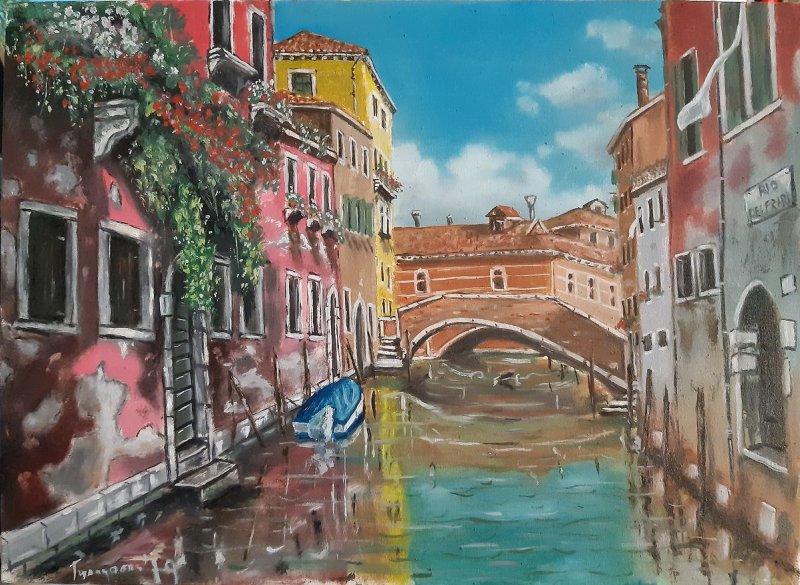 rio dei frari, Painting Gulicoski Dejan