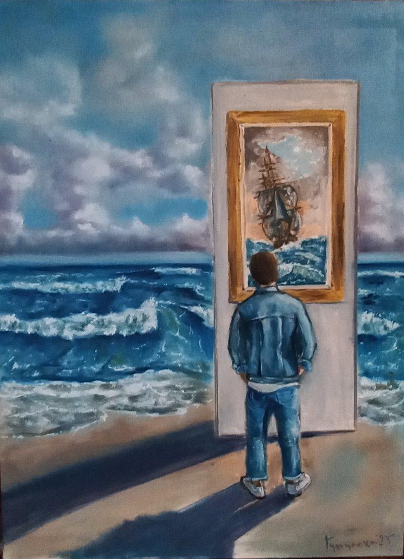 looking for today, Painting Gulicoski Dejan