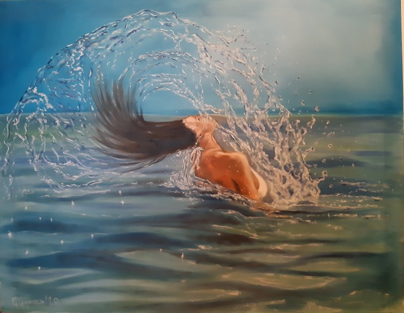 wild flower, Painting Gulicoski Dejan