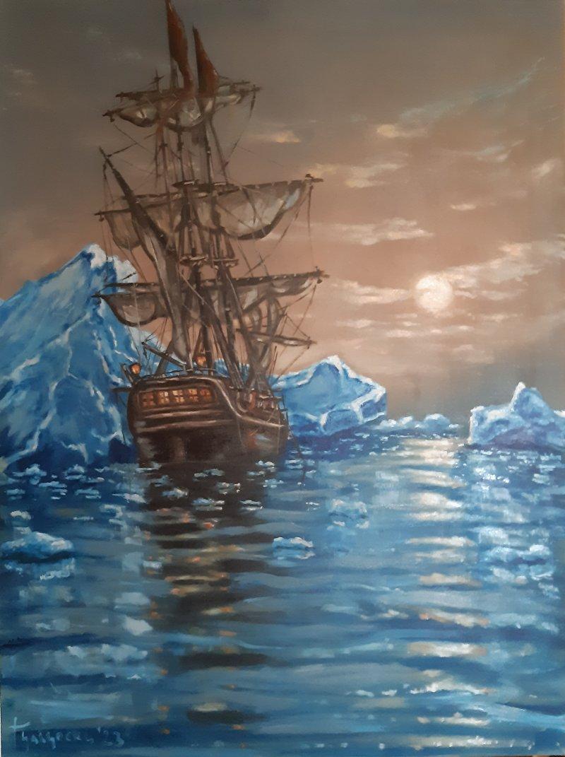 iceberg, Painting Gulicoski Dejan