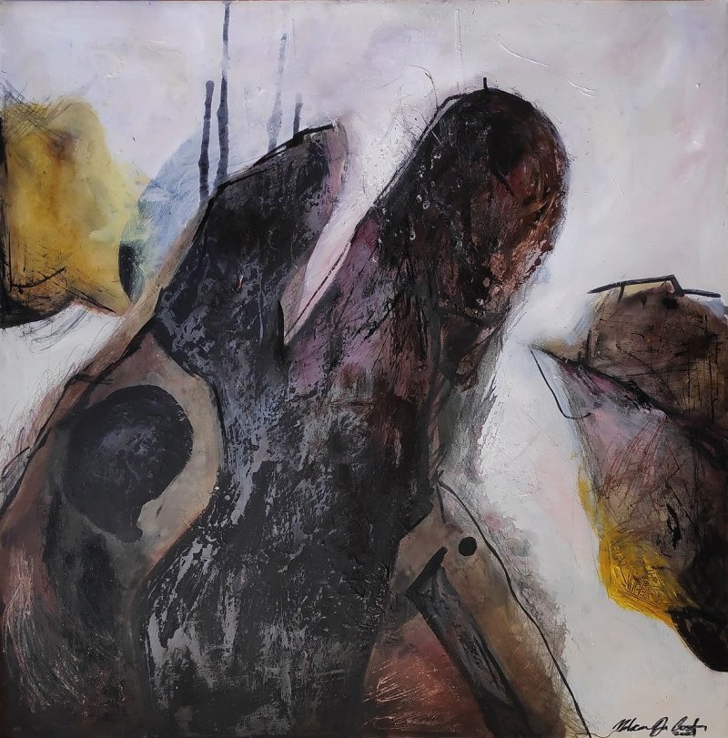 Petrified World 2, Painting Da Costa Milica