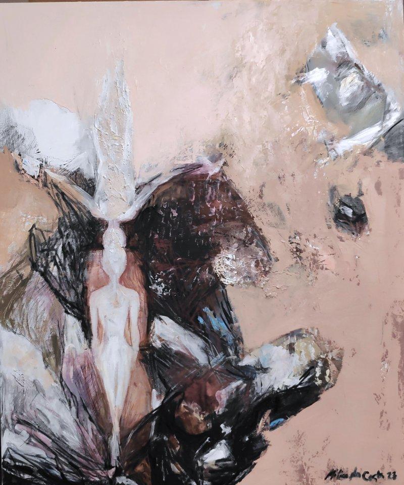 Eternal Embrace, Painting Da Costa Milica
