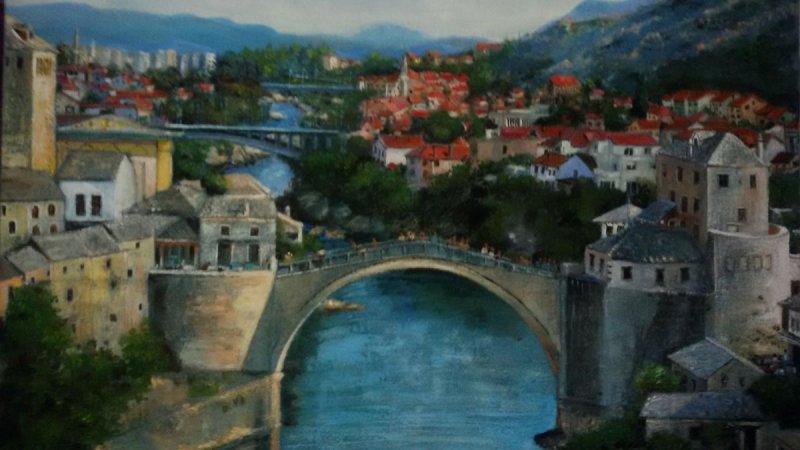 Mostar, Slika Cerović Tasić Mira