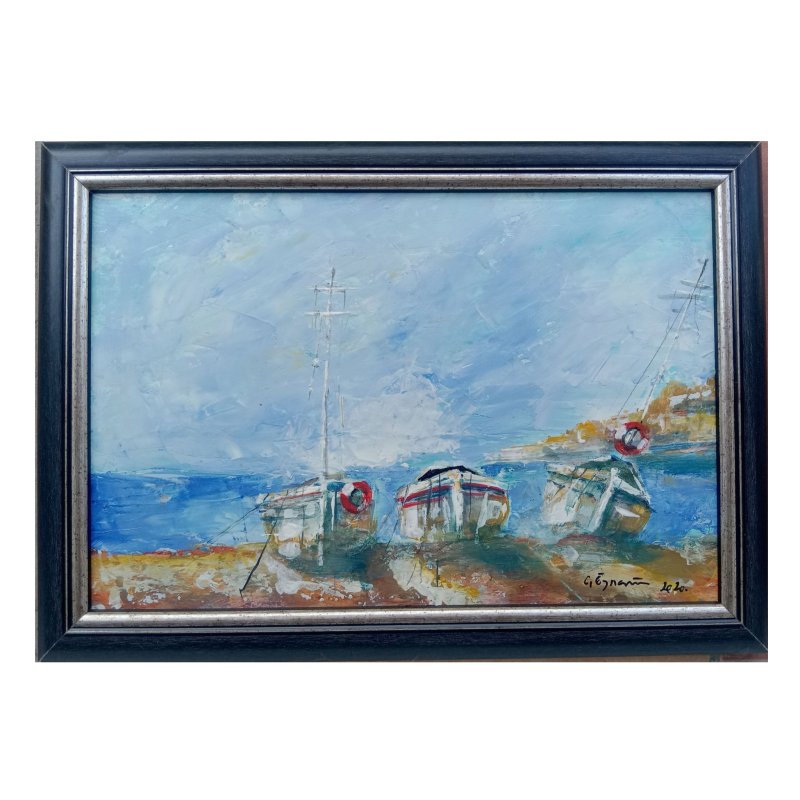 Coast, Painting Bulat Srdjan