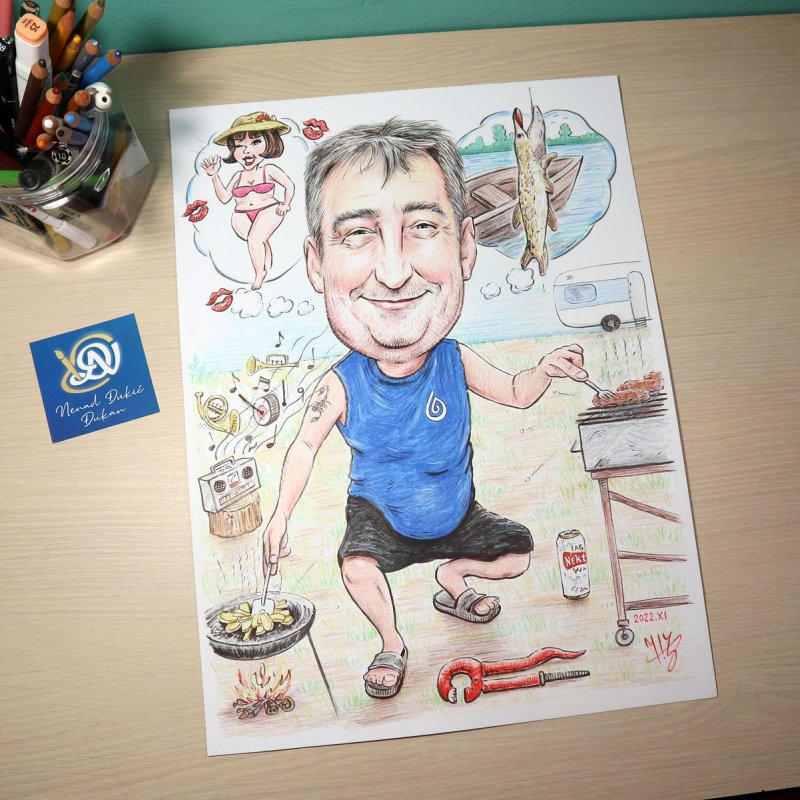 g. Zvonko, Slika ĐUKAN ~ KARIKATURE