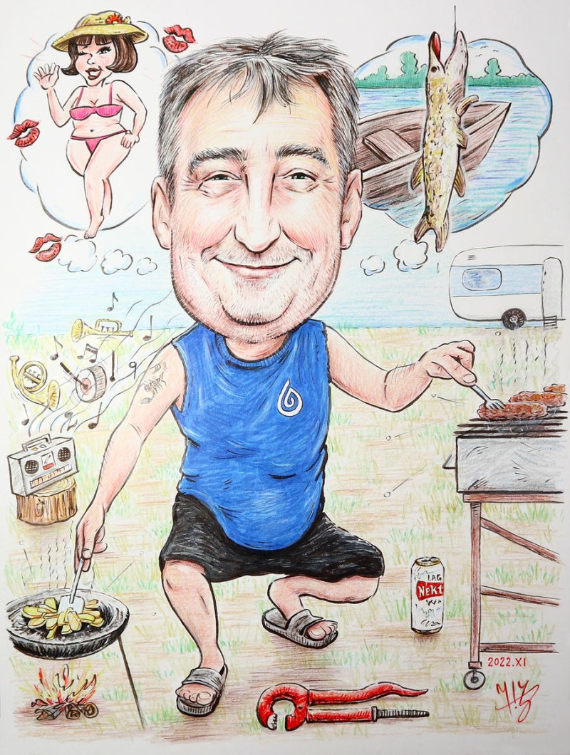 g. Zvonko, Slika ĐUKAN ~ KARIKATURE