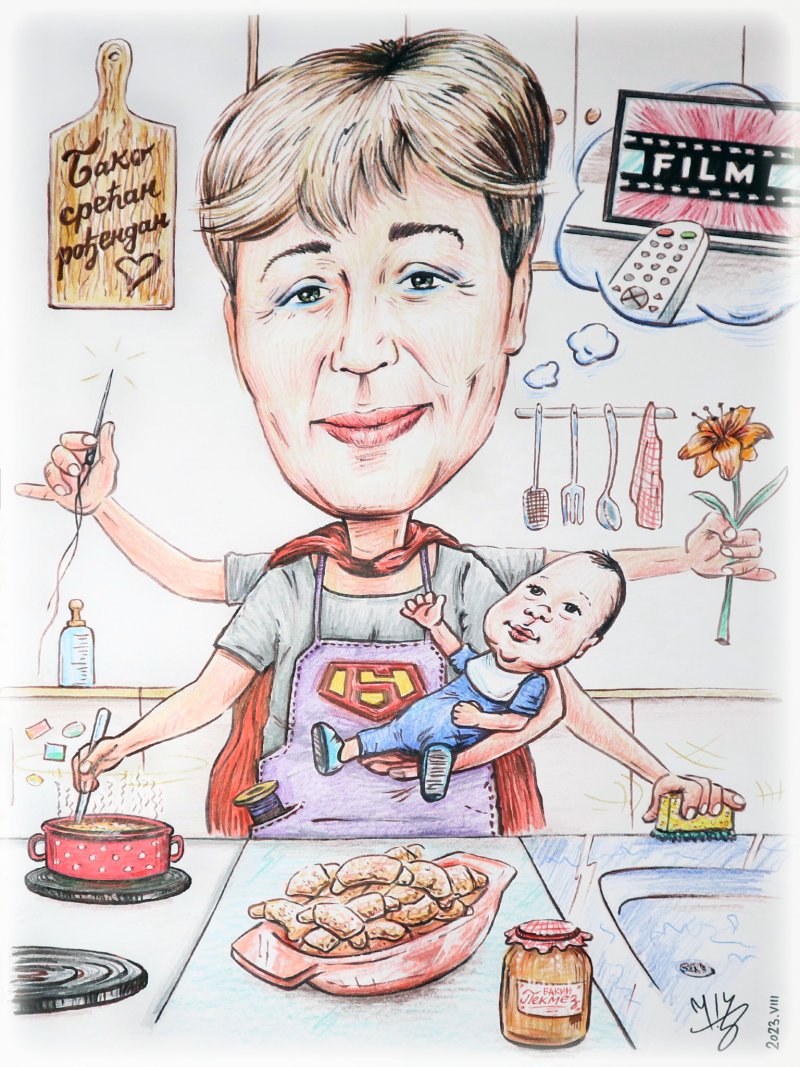 SUPERBAKA - PORTRET KARIKATURA, Slika ĐUKAN ~ KARIKATURE