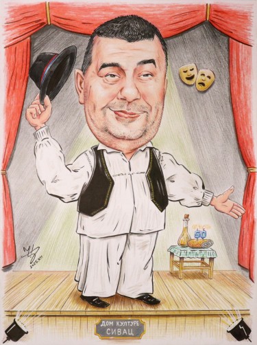 GLUMAC - PORTRET KARIKATURA