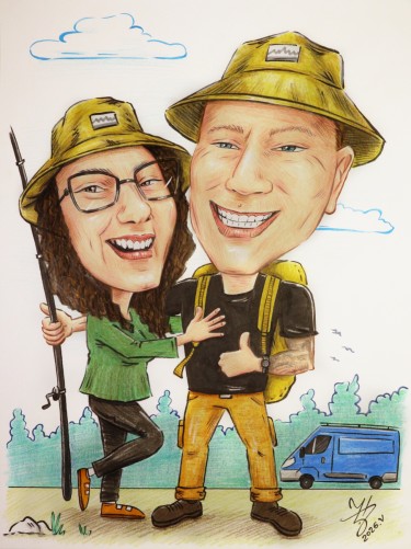 CAMPERS - PORTRAIT CARICATURE