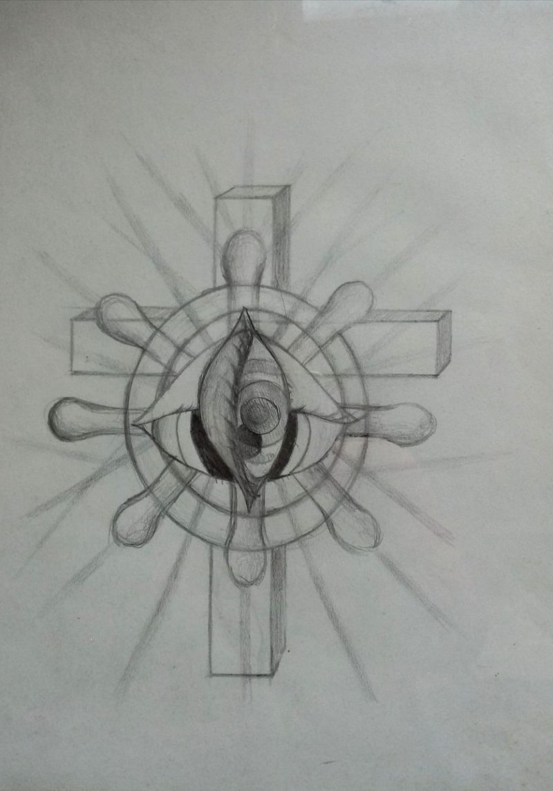 `Freedom and faith`, Drawing Krstić Jelena