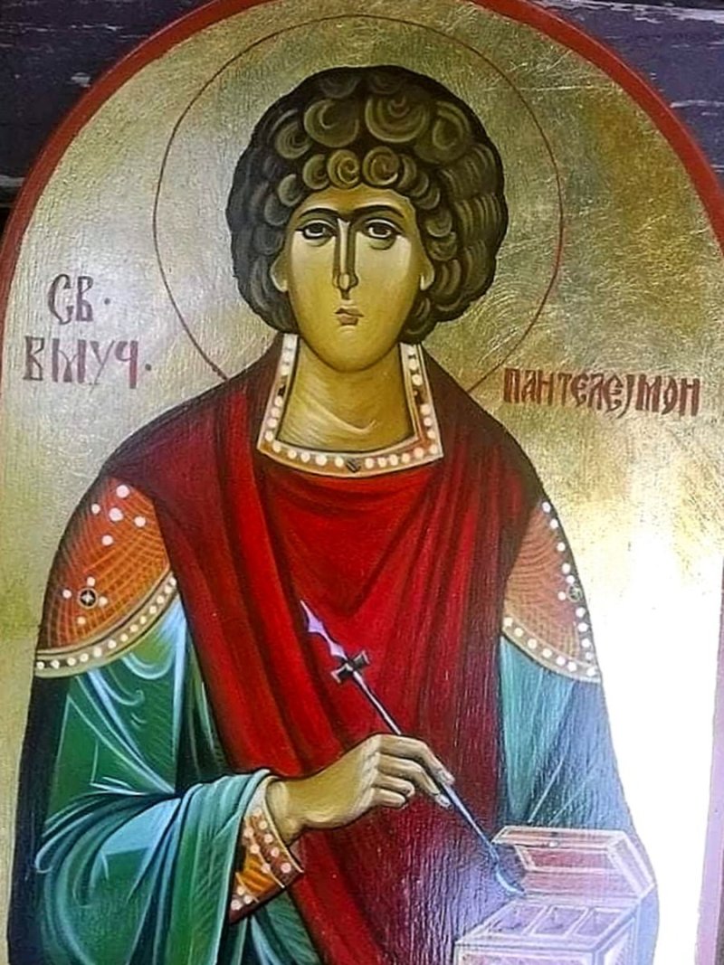 Sveri Pantelejmon, Slika Krstić Jelena