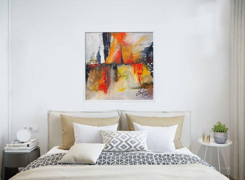 Rising Flame, Painting Mikovic Damir Art