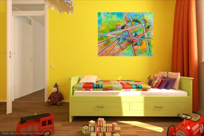 Explosion of Harmony, Painting Mikovic Damir Art