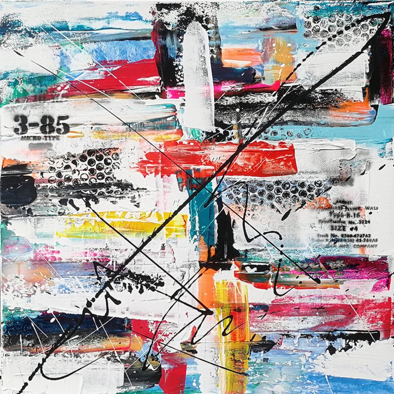 Apstrakcija 21-22, Painting Mikovic Damir Art