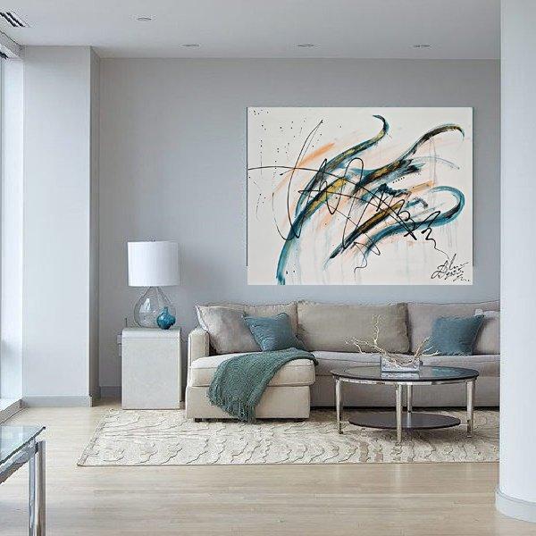 A touch of abstraction 2, Painting Mikovic Damir Art