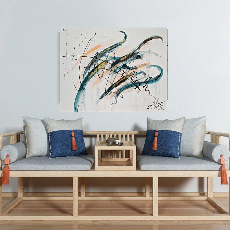 A touch of abstraction 2, Painting Mikovic Damir Art
