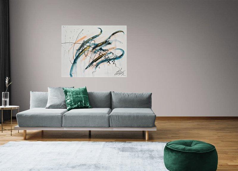 A touch of abstraction 2, Painting Mikovic Damir Art