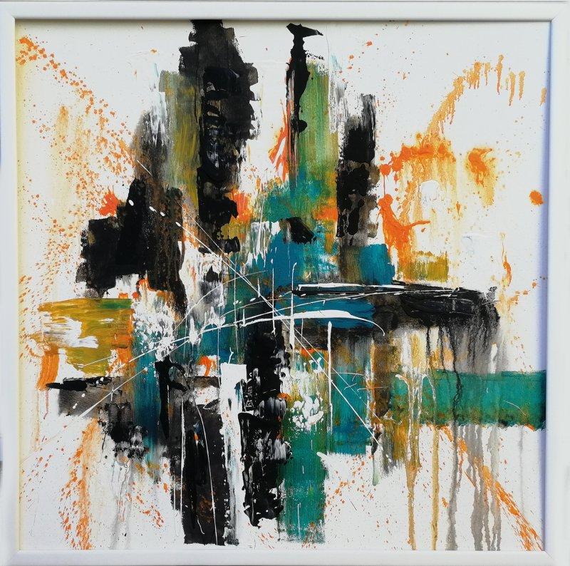 Apstrakcija32-22, Painting Mikovic Damir Art