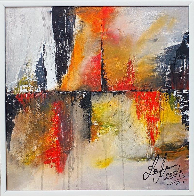 Rising Flame, Painting Mikovic Damir Art