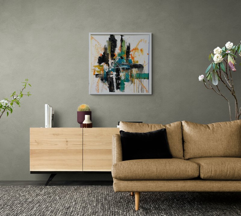 Apstrakcija32-22, Painting Mikovic Damir Art