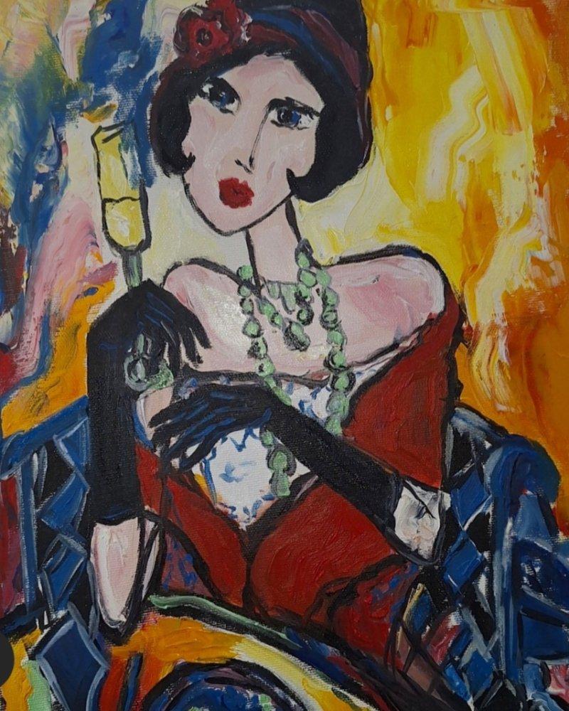 Cabare lady, Painting ZazaRa