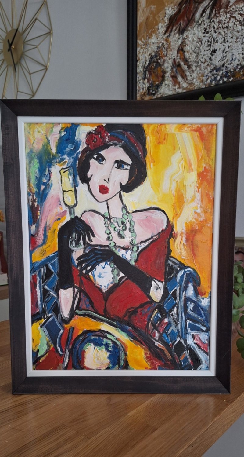Cabare lady, Painting ZazaRa