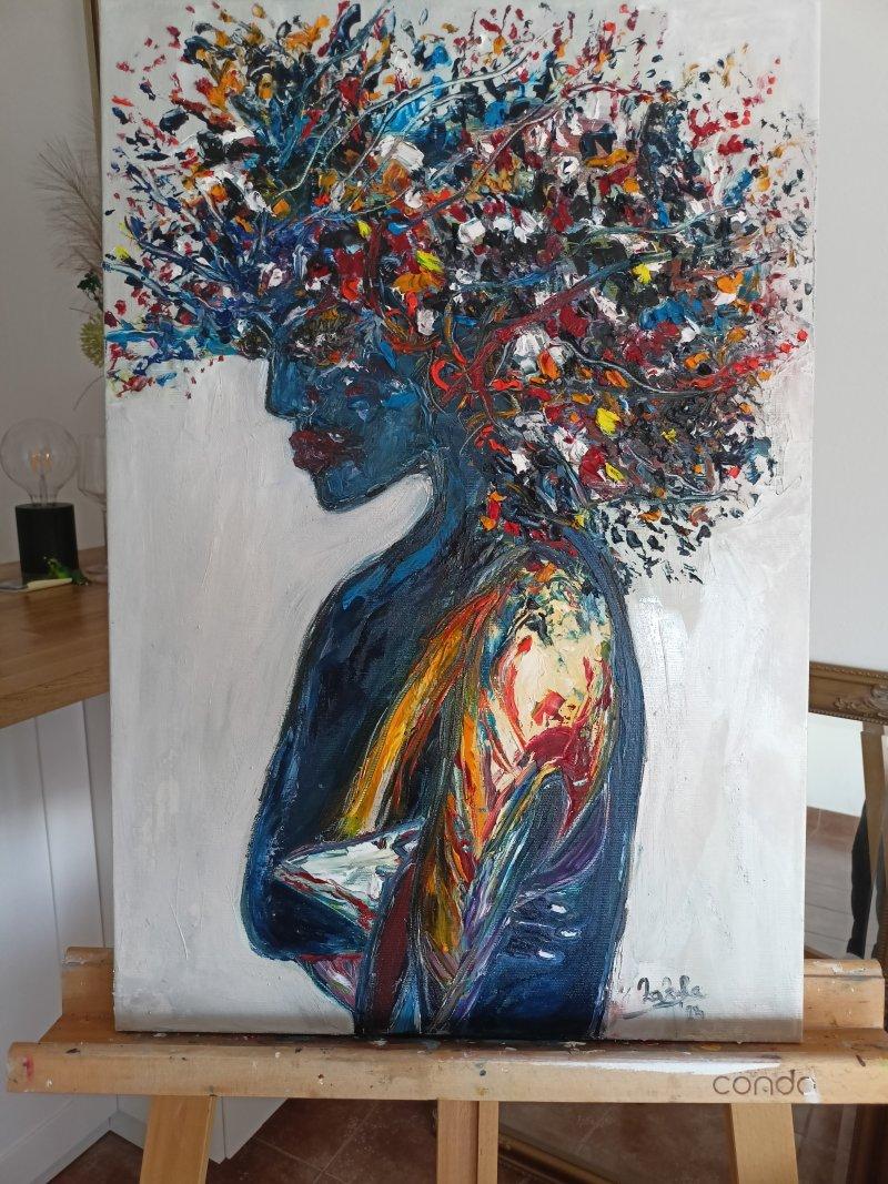 "Blue Rapsody", Painting ZazaRa
